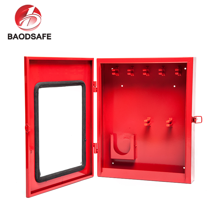 Wall Mounted 10 Padlock Lockout Station