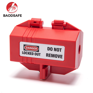 Red Dielectric Safety Electrical Plug Lockout 